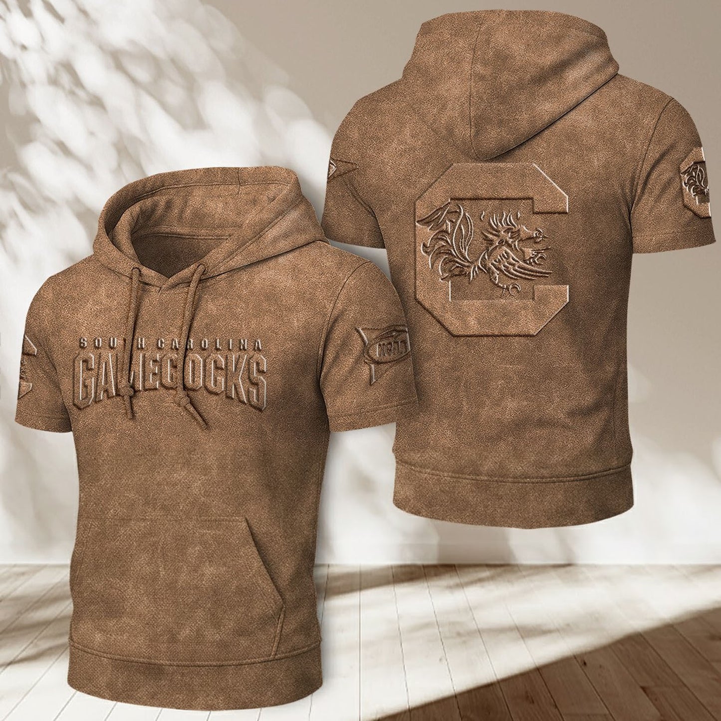 SCG x NCAA Half Sleeve Hoodie T-Shirt DatND ThuongNH