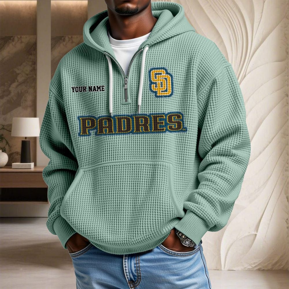SD x MLB Waffle Hoodie DATND TANTD