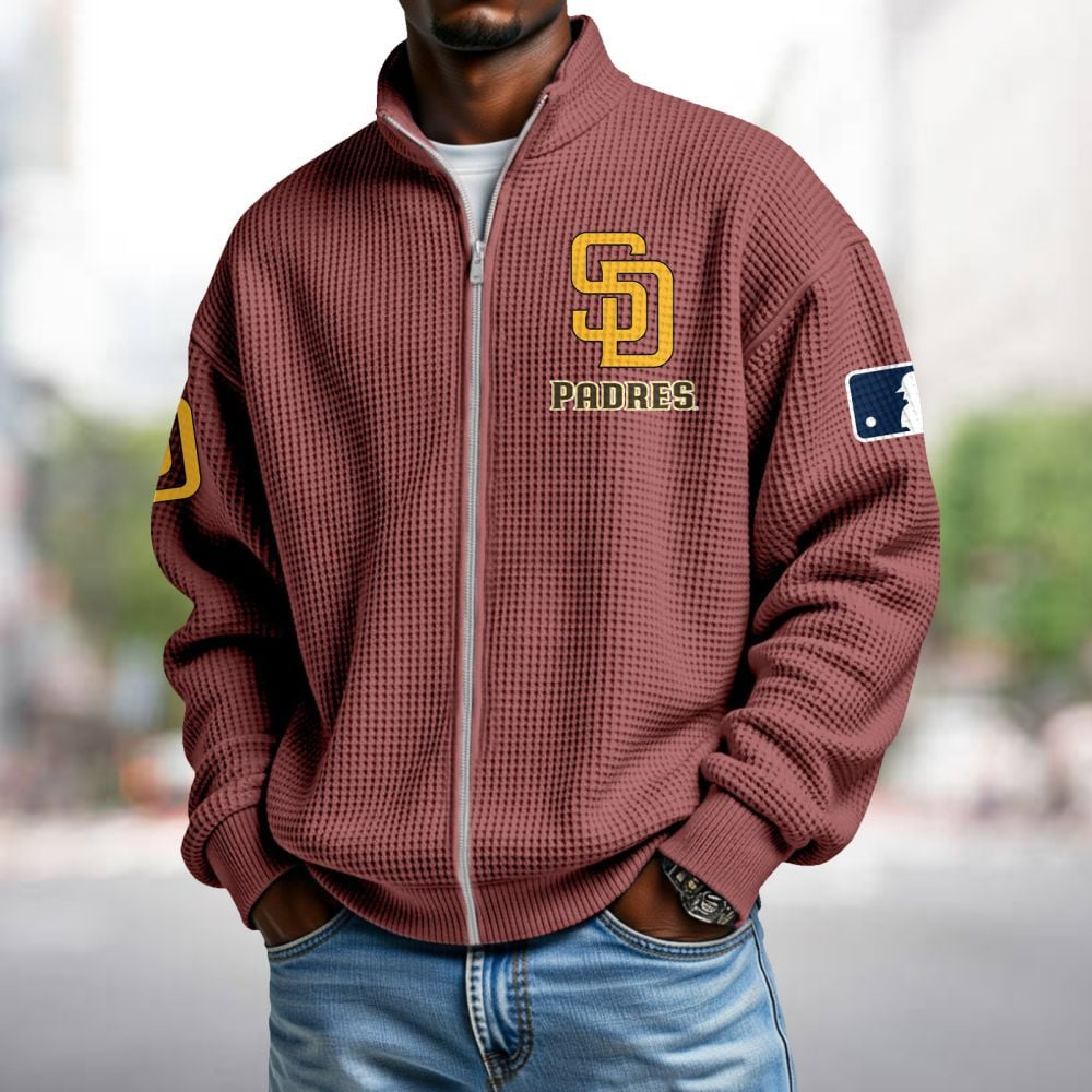 SD x MLB Waffle Zip-Up Sweatshirt DatND DVT