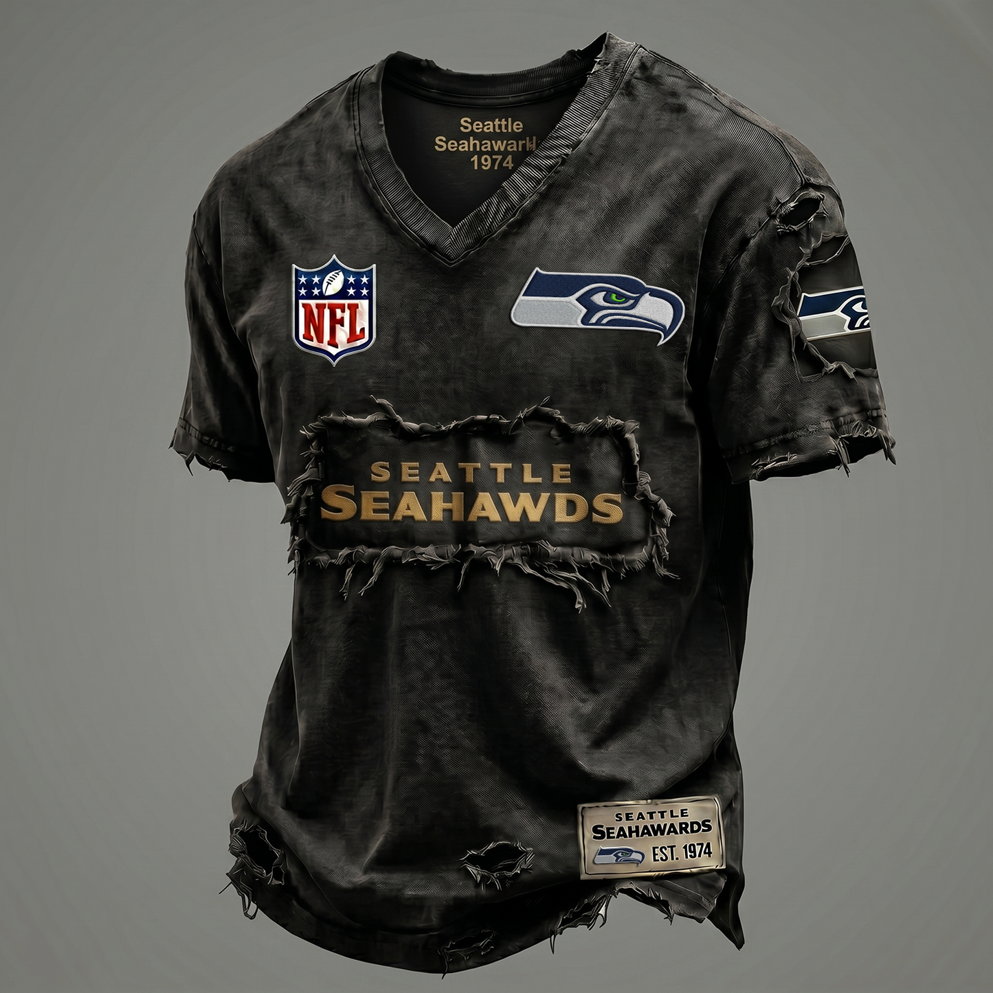 SS NFL Premium V-Neck T-shirt Gift For Fans 0306 NAK DATND NHT
