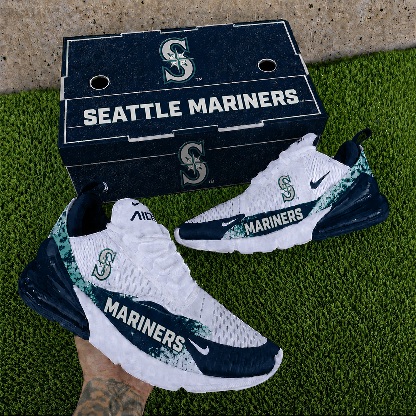 SEA x MLB Nike Air Max 270 Shoes 1905 DatND DVT