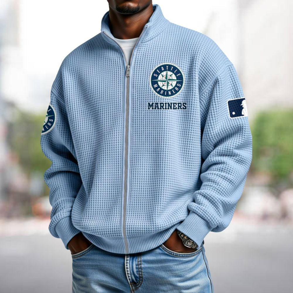 SEA x MLB Waffle Zip-Up Sweatshirt DatND DVT