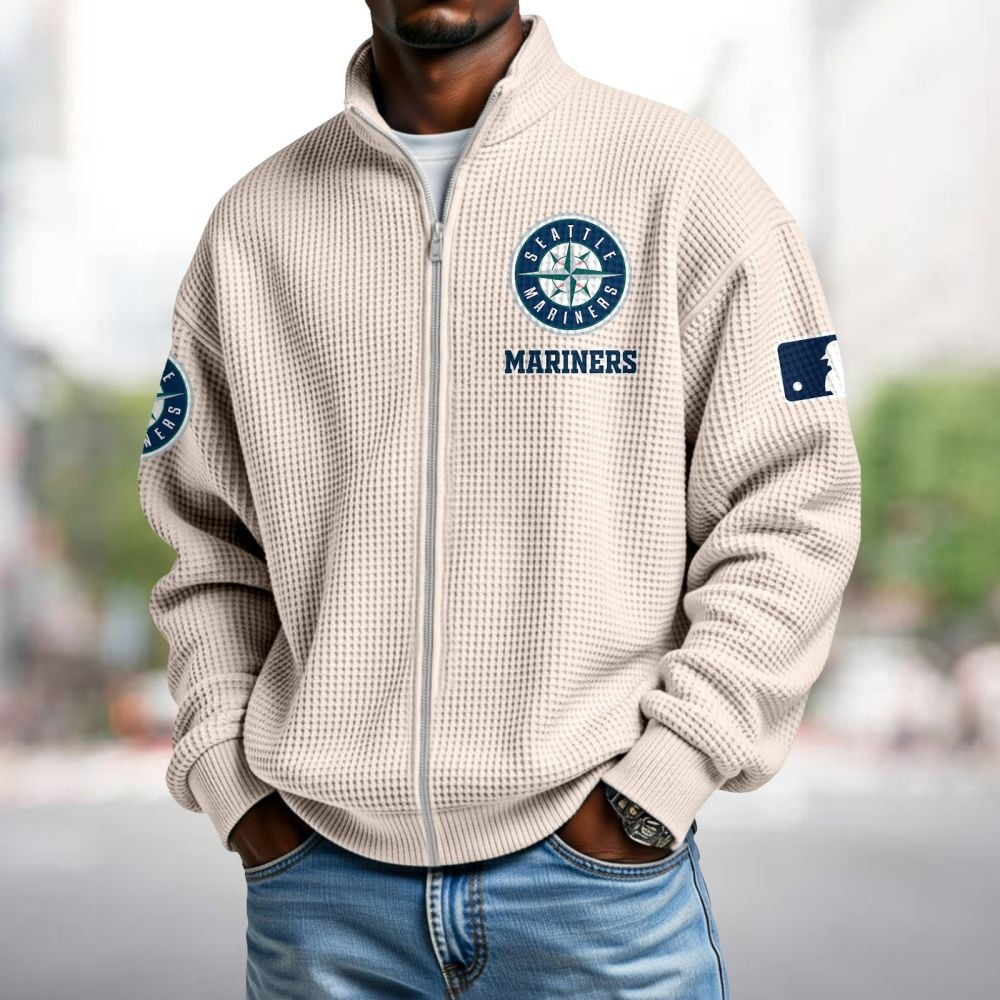 SEA x MLB Waffle Zip-Up Sweatshirt DatND DVT