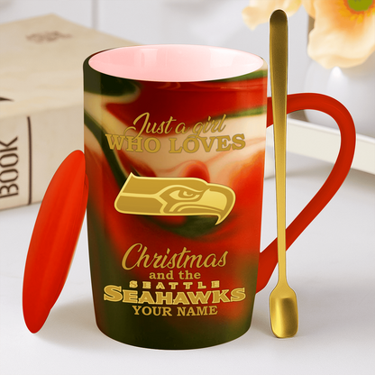 SEA x NFL Christmas Ceramic Cup DATND TANTD