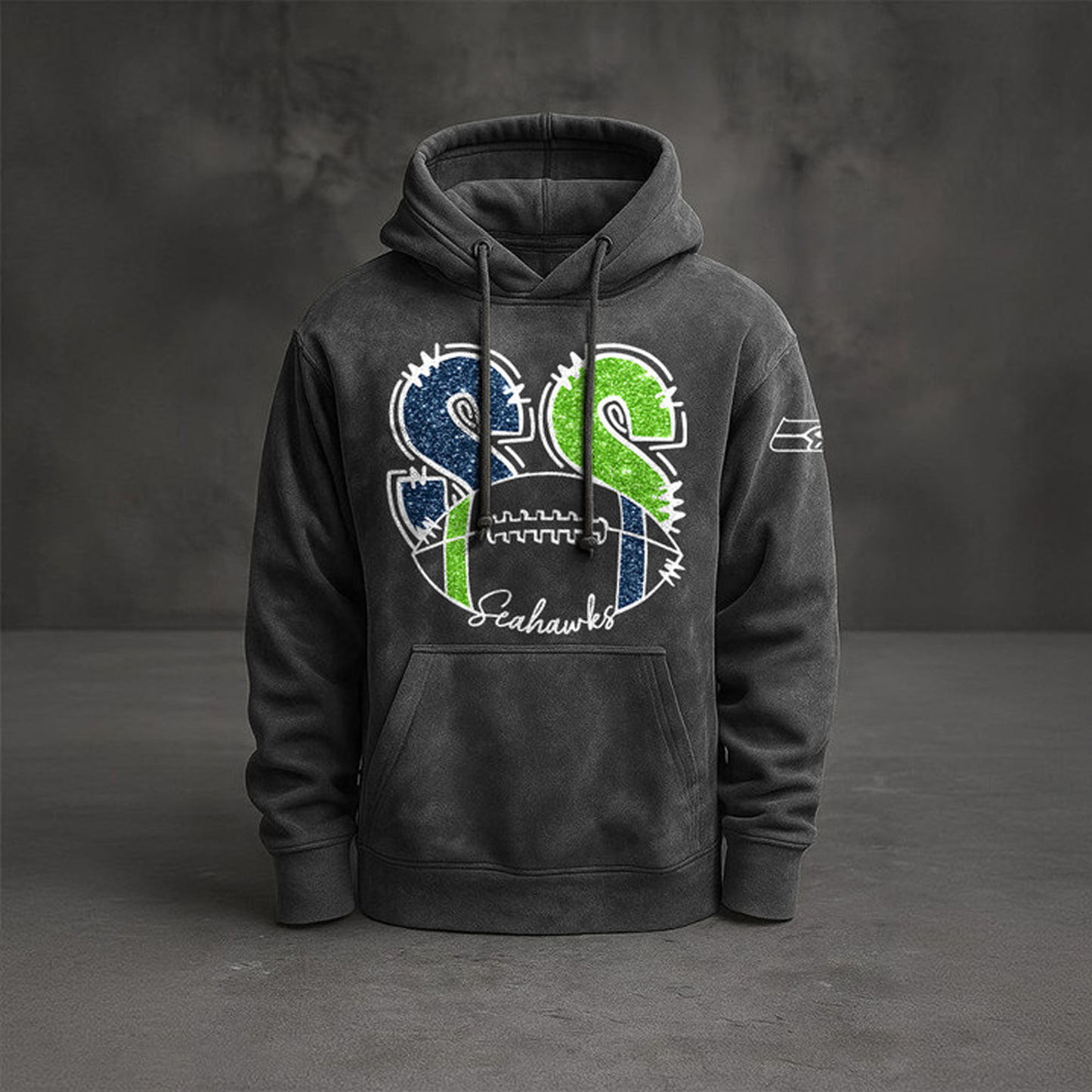 SEA x NFL Embossed Hoodie DatND THUONGNH