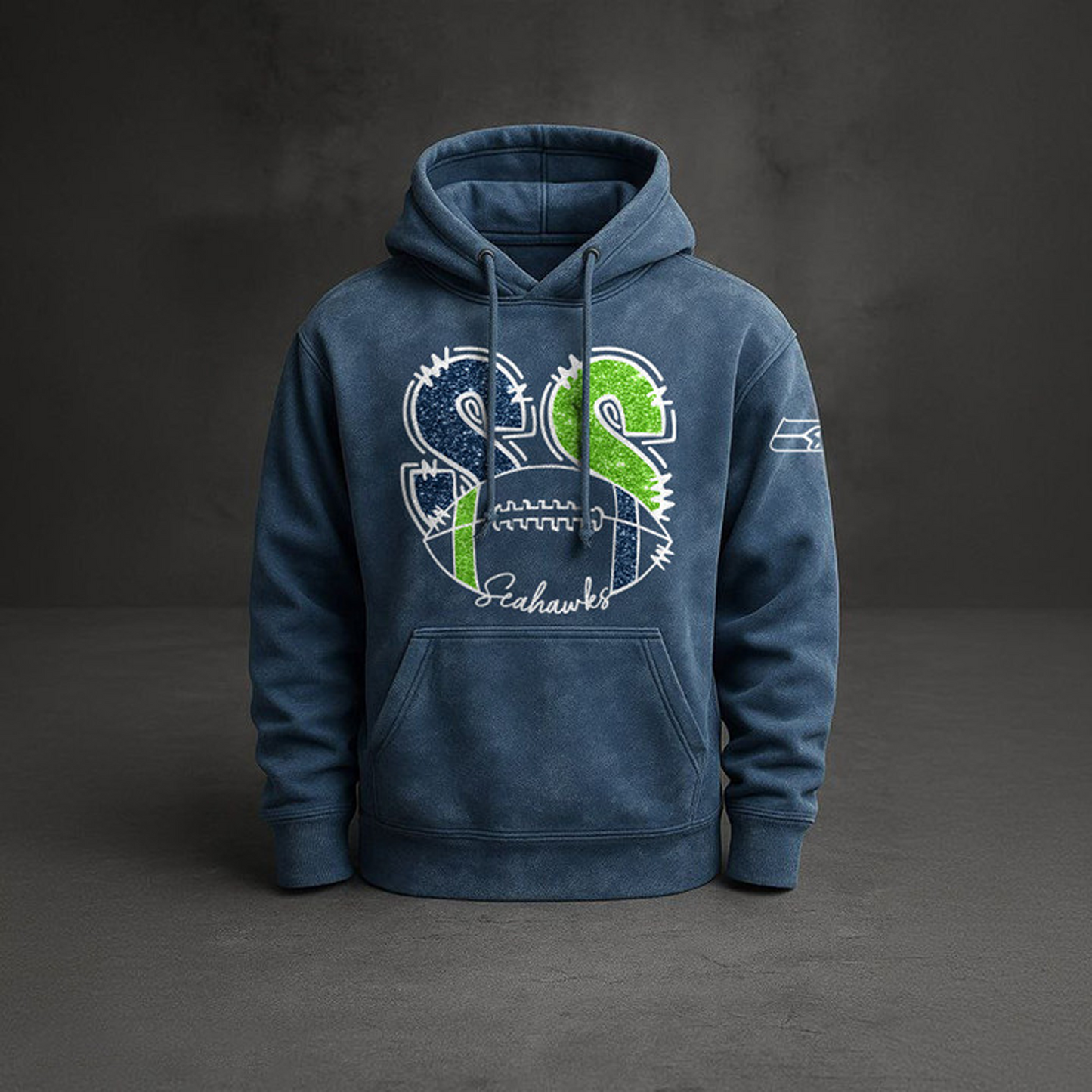 SEA x NFL Embossed Hoodie DatND THUONGNH
