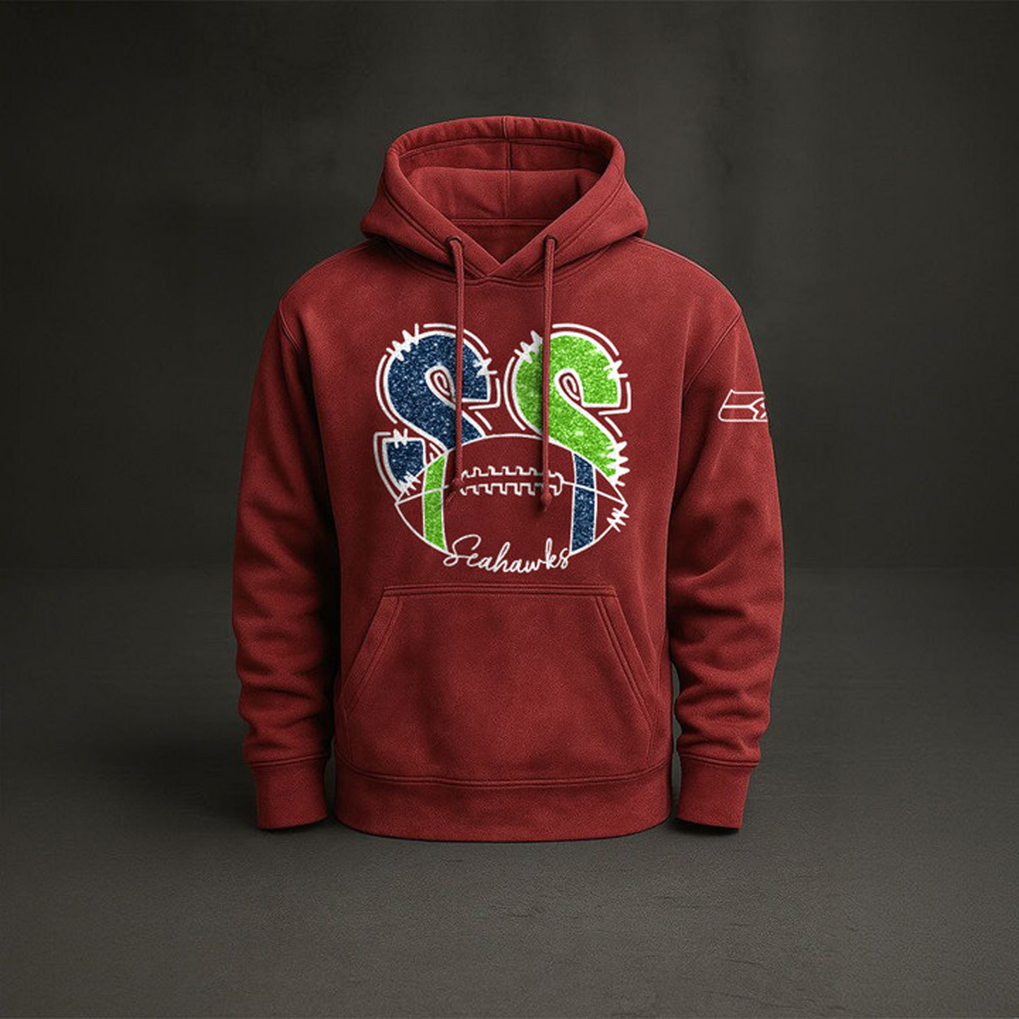 SEA x NFL Embossed Hoodie DatND THUONGNH
