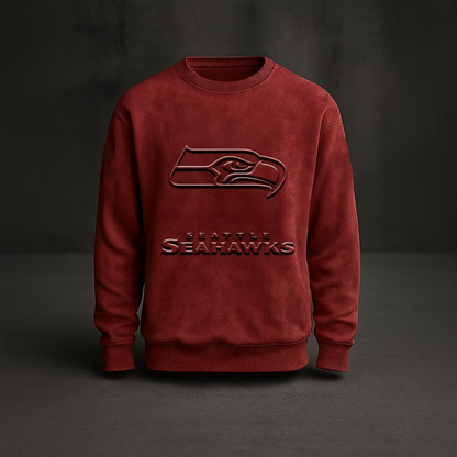 SEA x NFL Embossed Sweat Shirt DATND TANTD