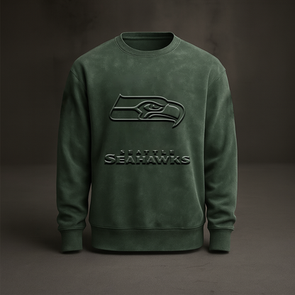 SEA x NFL Embossed Sweat Shirt DATND TANTD