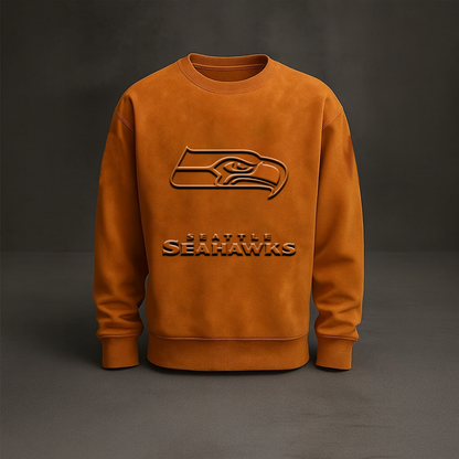 SEA x NFL Embossed Sweat Shirt DATND TANTD