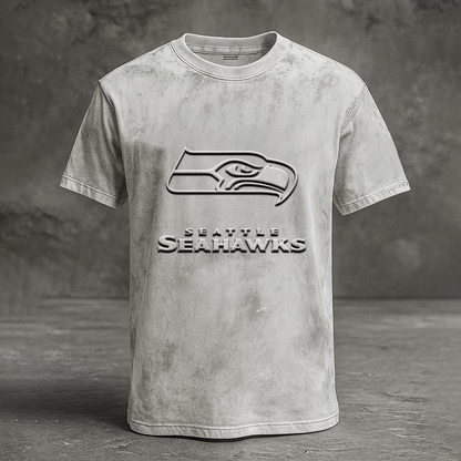 SEA x NFL Embossed T-Shirt DATND TANTD
