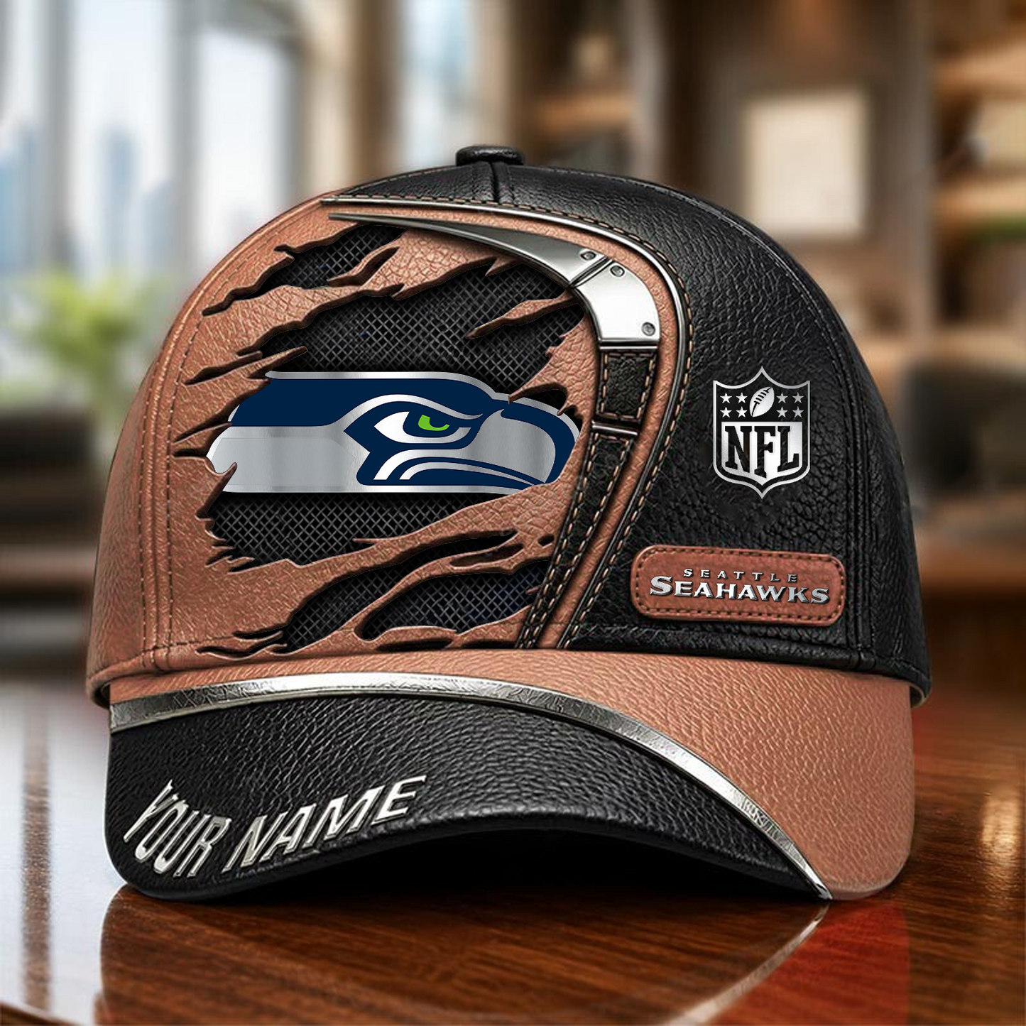 SEA x NFL Premium Multicolor 3D Cap 200626