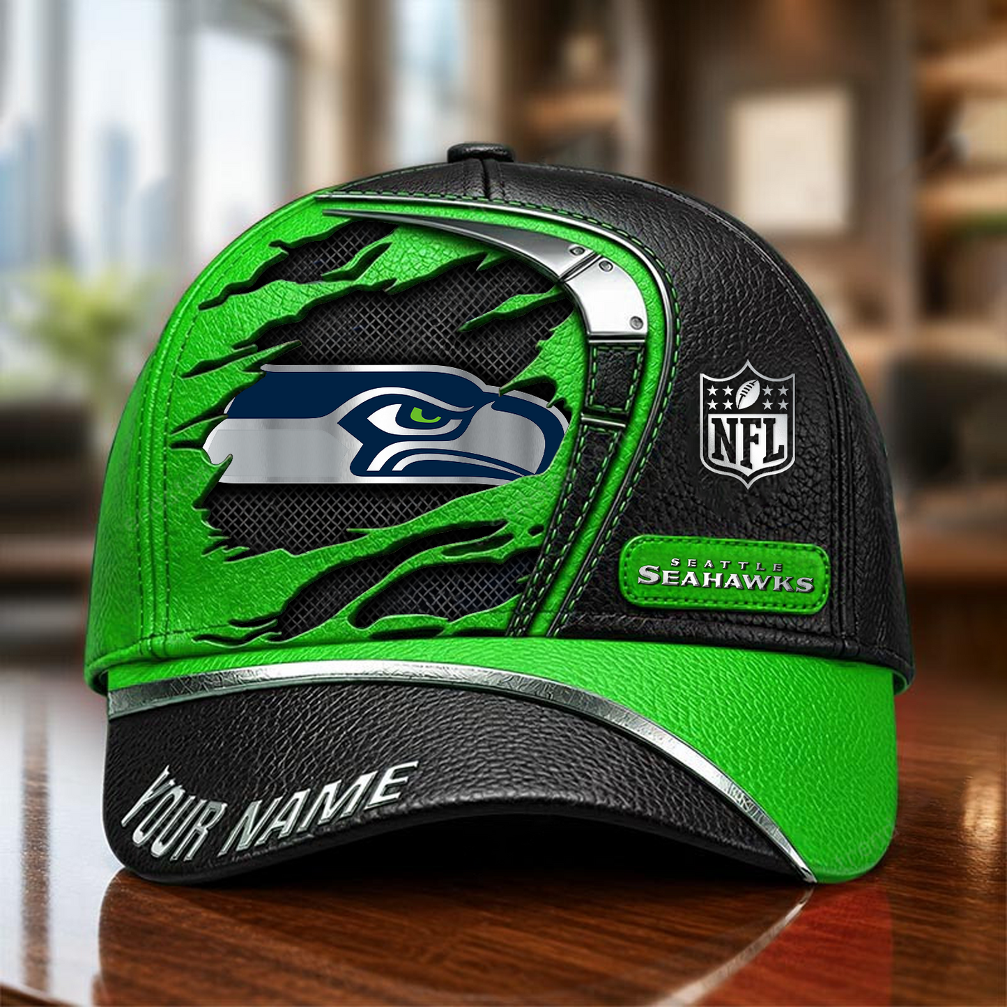 SEA x NFL Premium Multicolor 3D Cap 200626