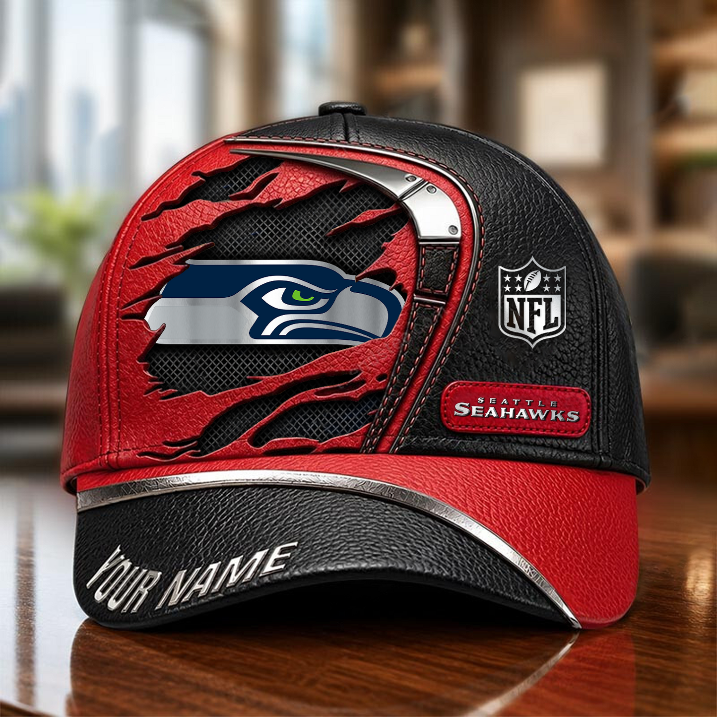 SEA x NFL Premium Multicolor 3D Cap 200626