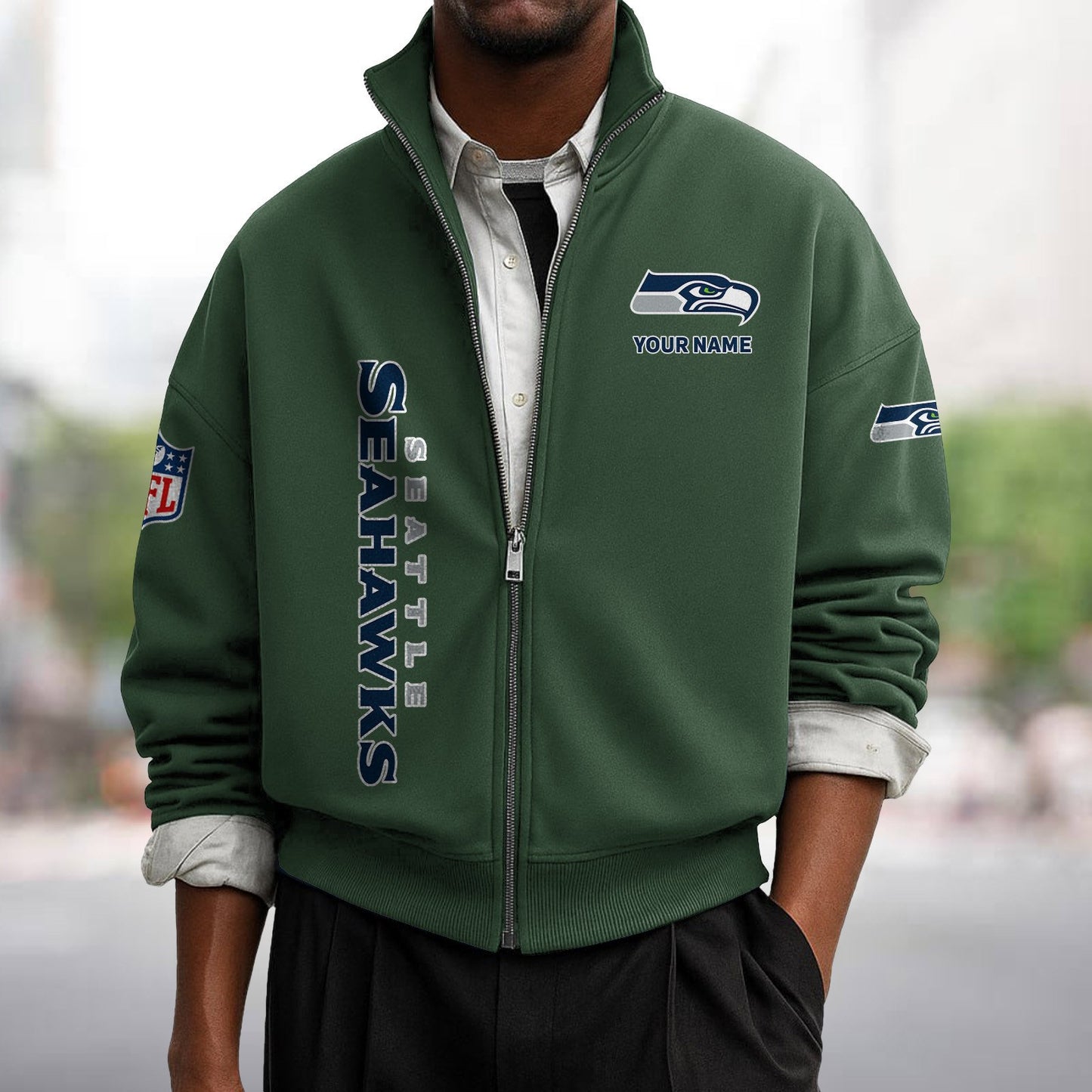 SEA x NFL Sweatshirt Full Zip DATND TANTD
