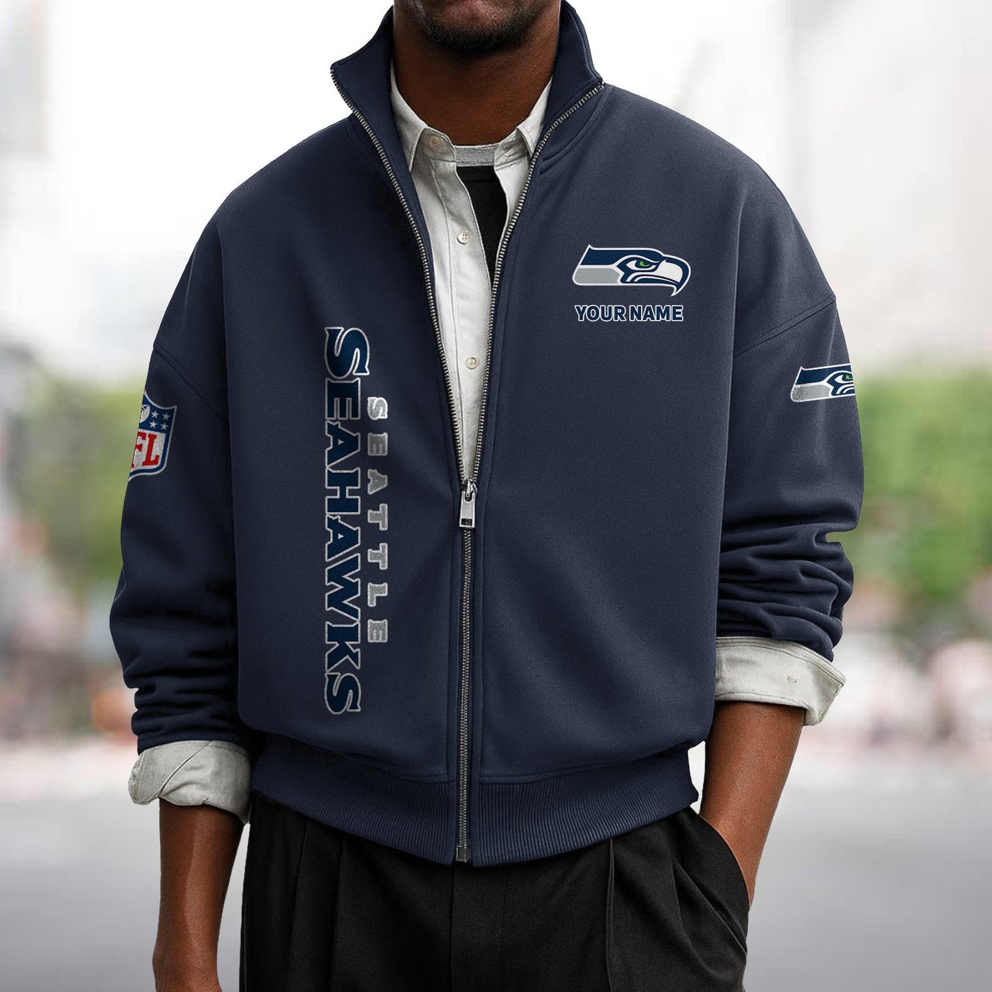 SEA x NFL Sweatshirt Full Zip DATND TANTD