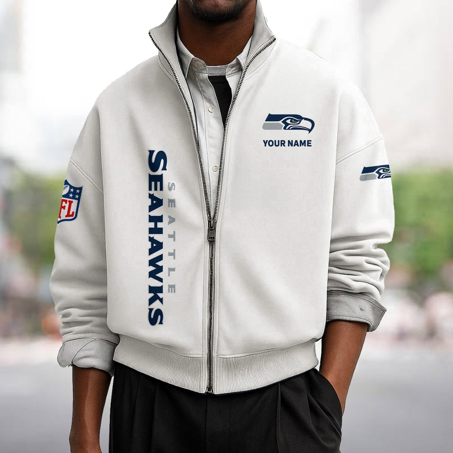 SEA x NFL Sweatshirt Full Zip DATND TANTD