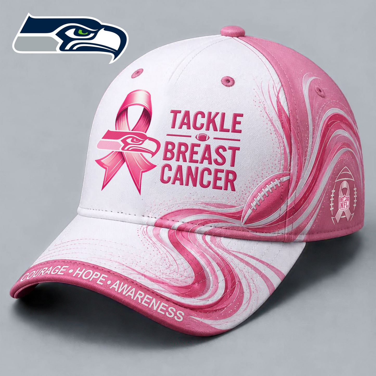 SEA x NFL Tackle Breast Cancer Cap