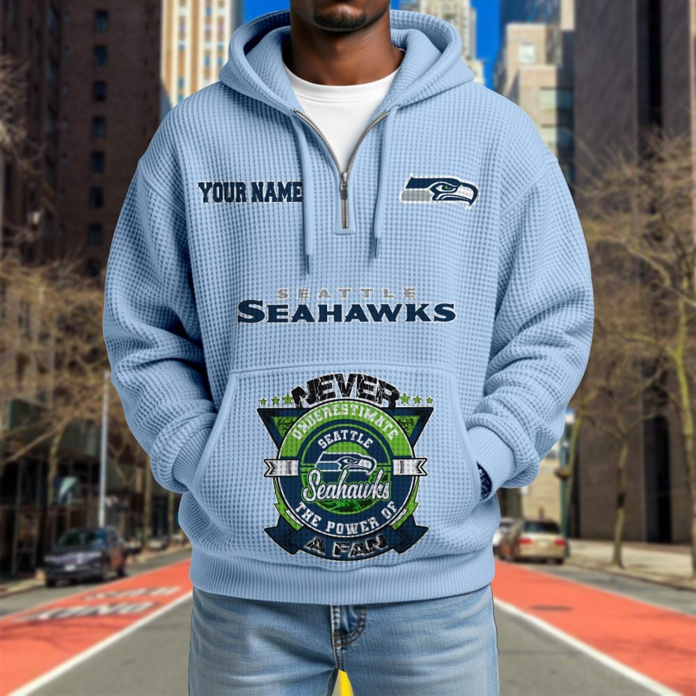 SEA x NFL Waffle Hoodie DATND TANTD