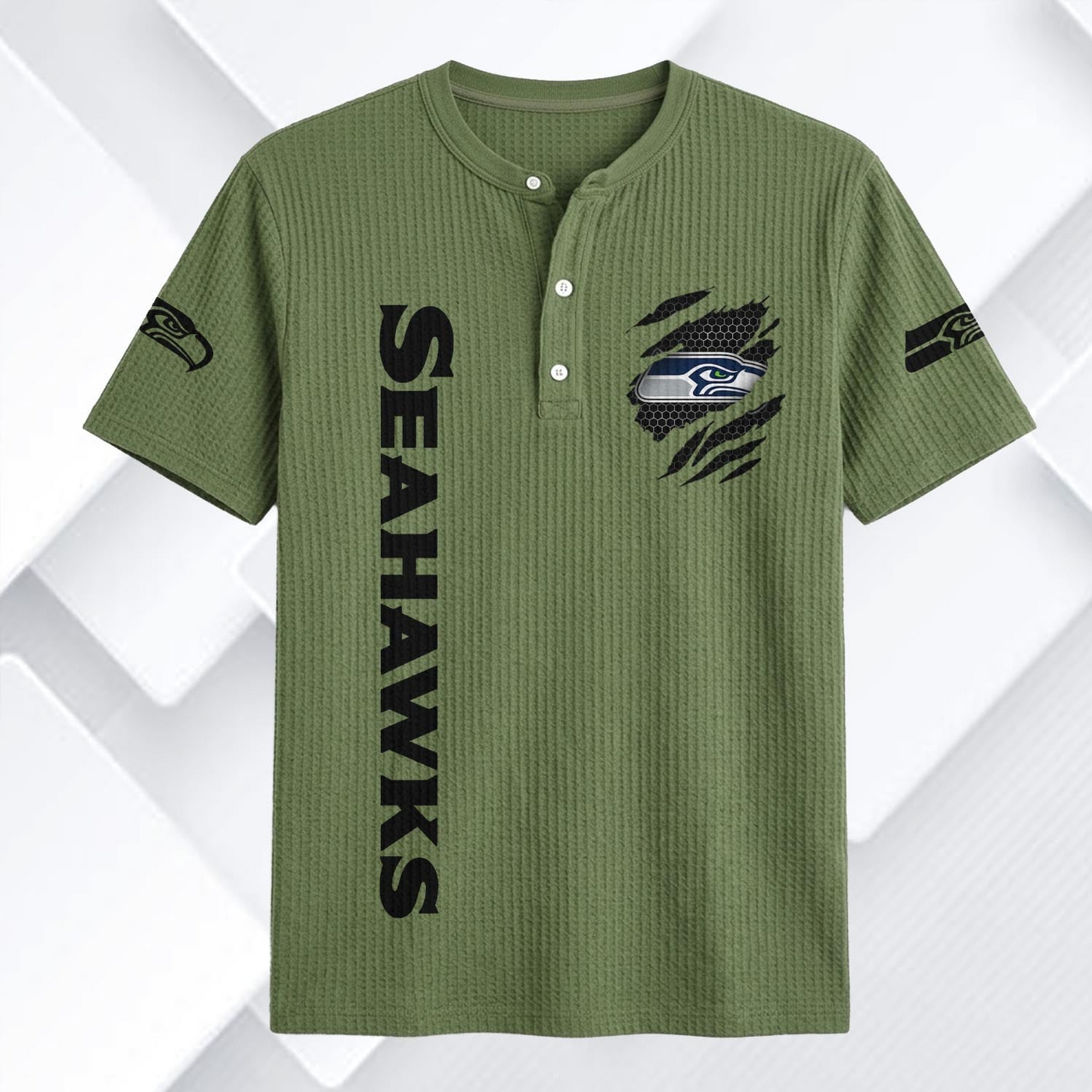 SEA x NFL Waffle Short-Sleeve Shirt 2205 DatND DVT