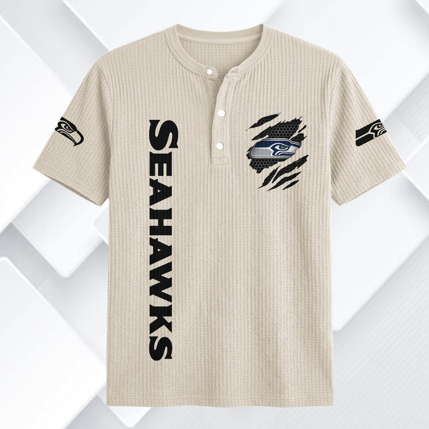 SEA x NFL Waffle Short-Sleeve Shirt 2205 DatND DVT