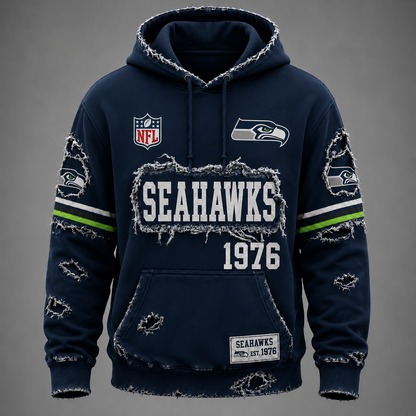 SEA x NFL LUXURY V-Neck T-Shirt 3005 DatND DVT