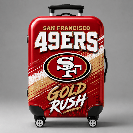 SF Premium NFL Game Day Football Fan Luggage Cover 1706