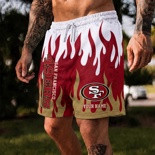 SF X NFL Flame Shorts