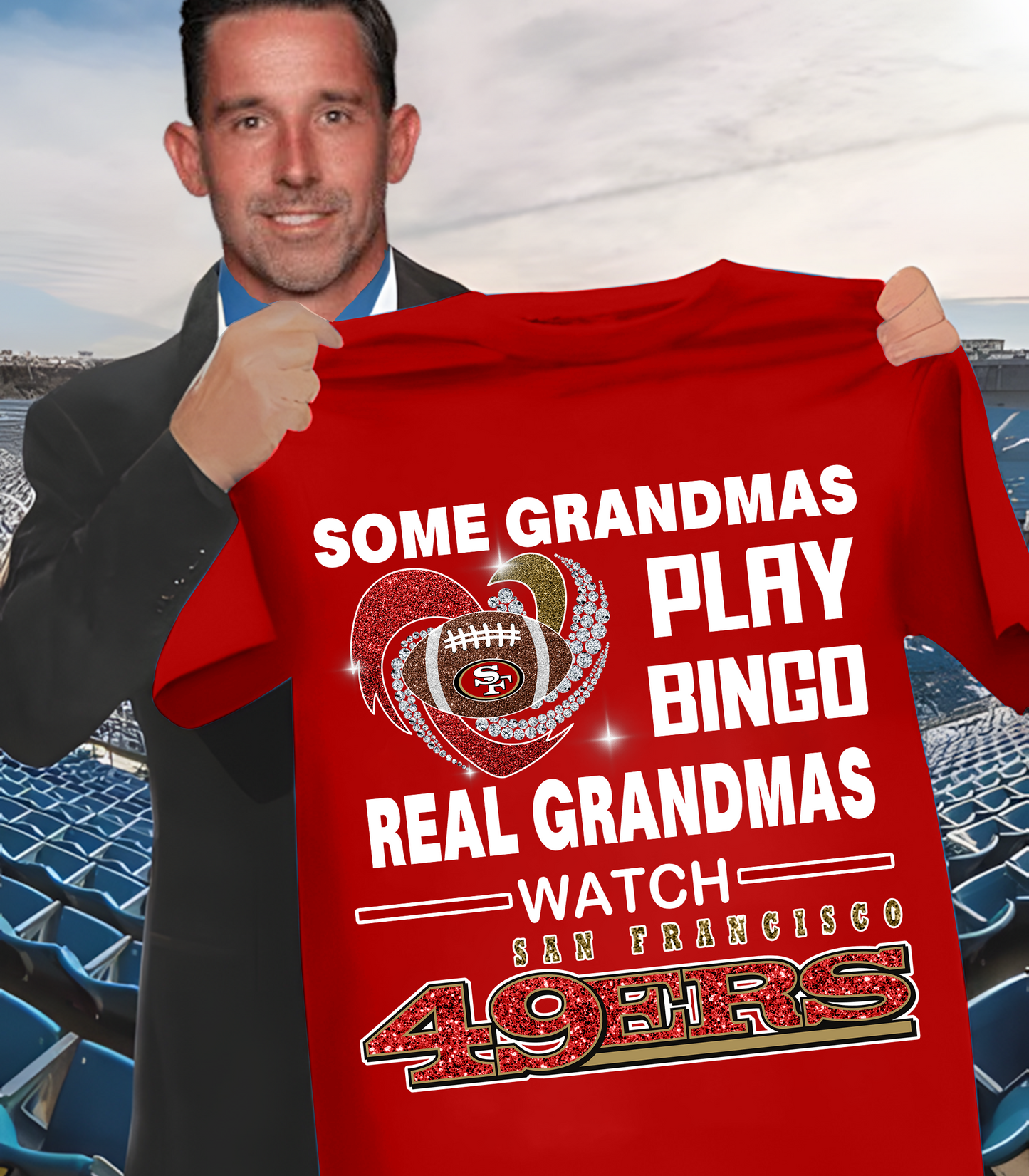 SF X NFL some grandmas play bingo real grandmas wach DATND THUONGNH