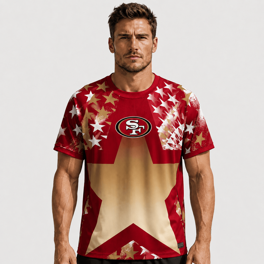 SF X Premium NFL Premium Patriotic Football Star