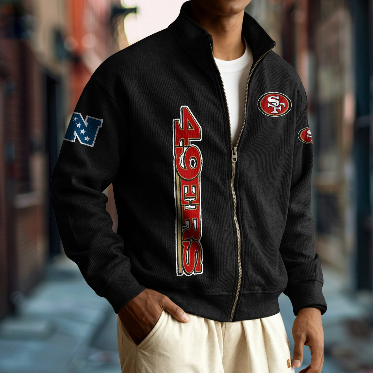 SF x NFL Corduroy Zip-Up Jacket DatND DVT
