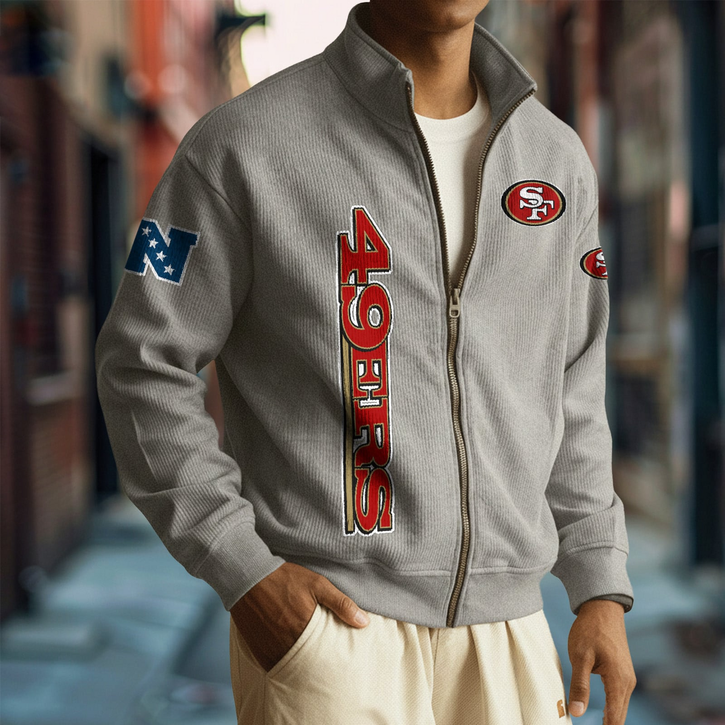 SF x NFL Corduroy Zip-Up Jacket DatND DVT