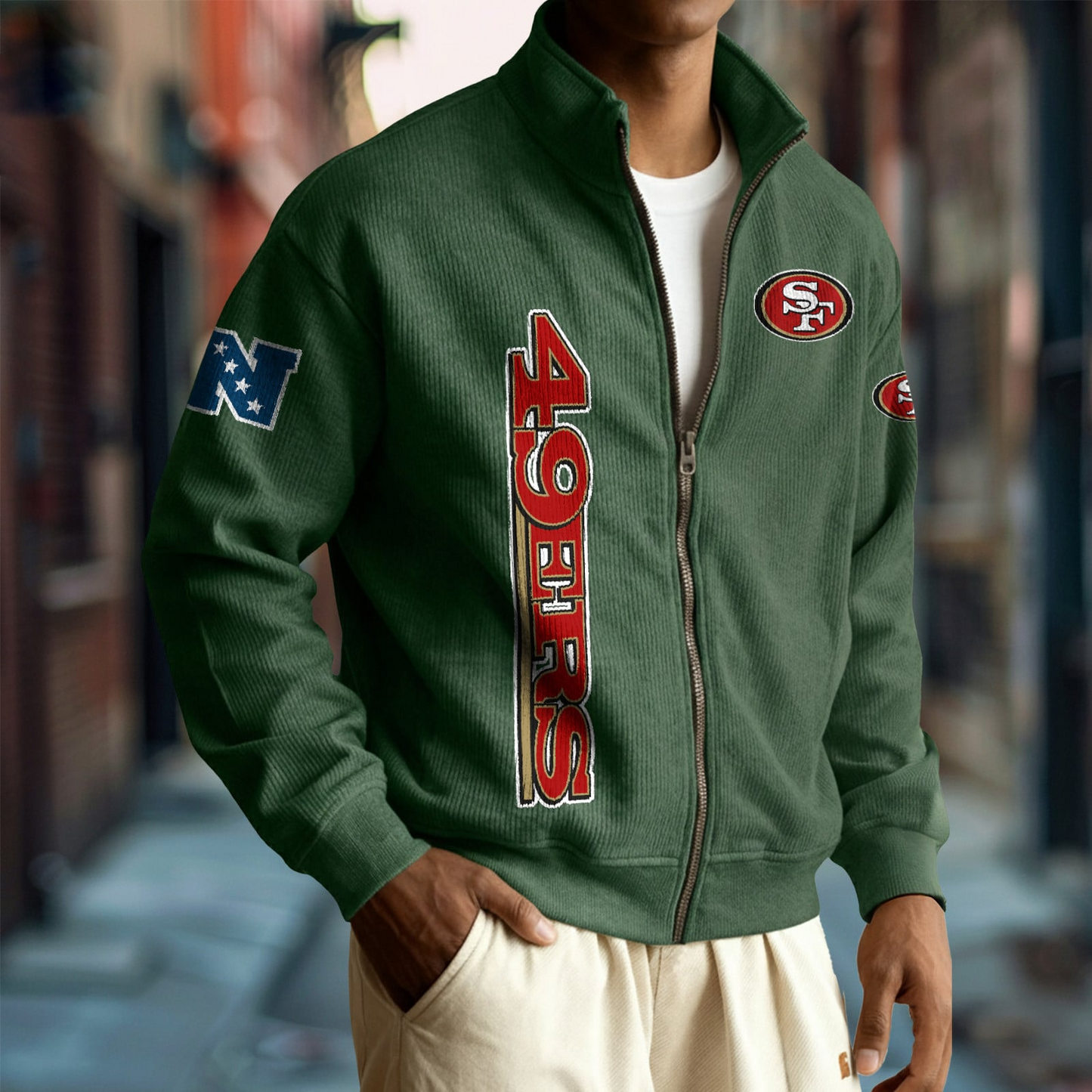 SF x NFL Corduroy Zip-Up Jacket DatND DVT