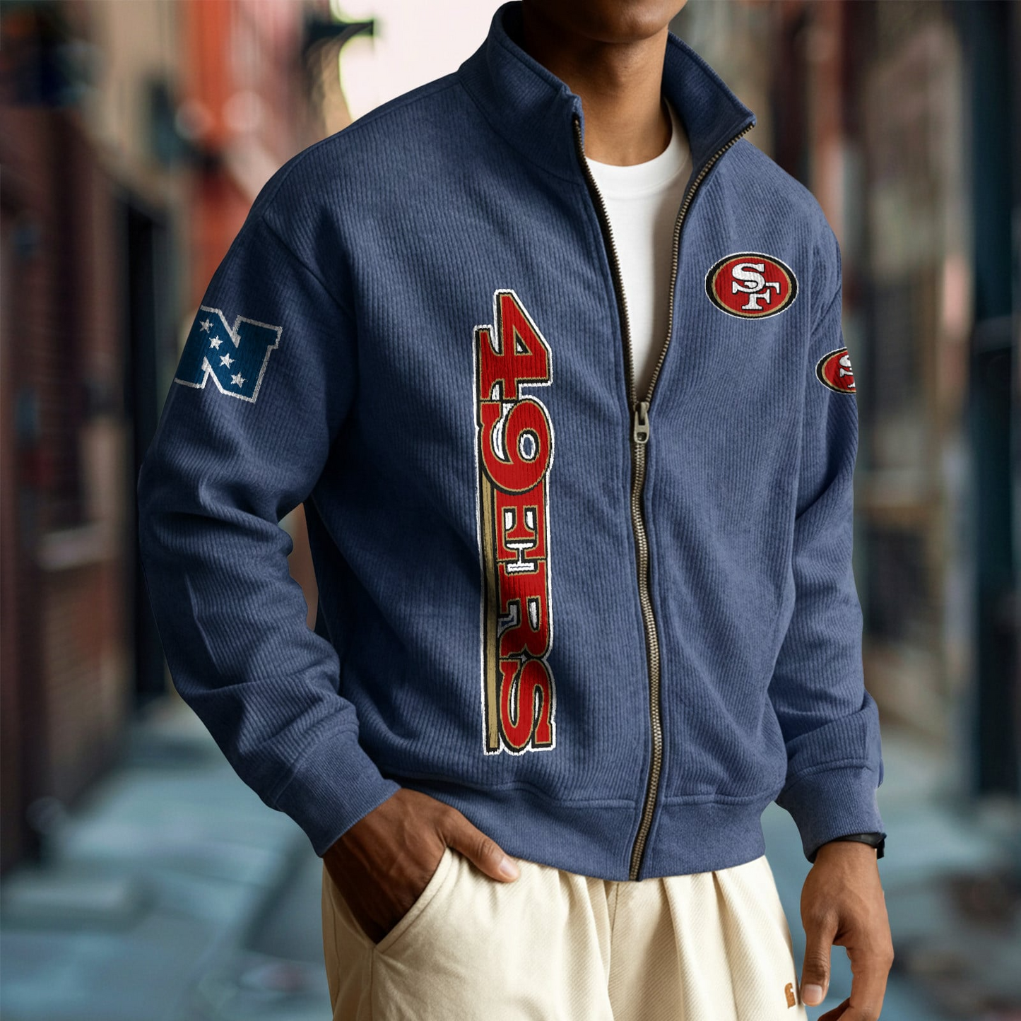 SF x NFL Corduroy Zip-Up Jacket DatND DVT