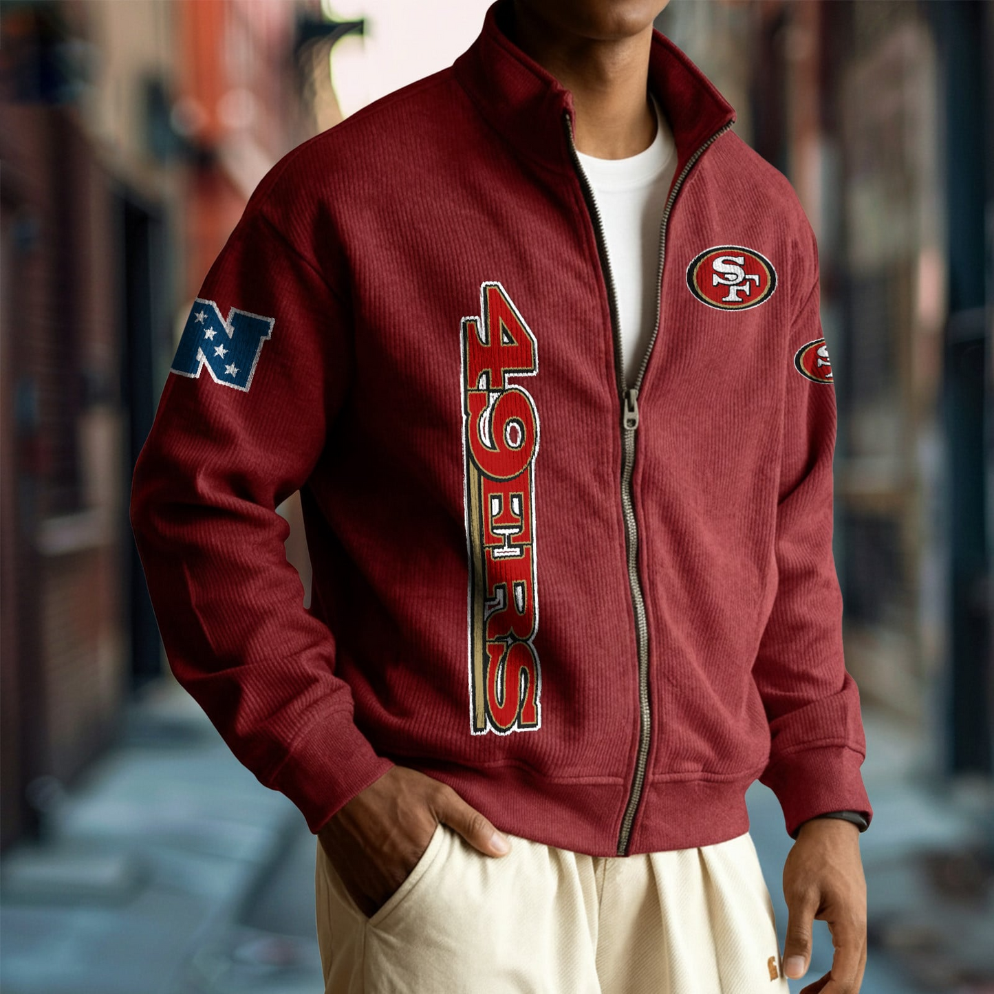 SF x NFL Corduroy Zip-Up Jacket DatND DVT