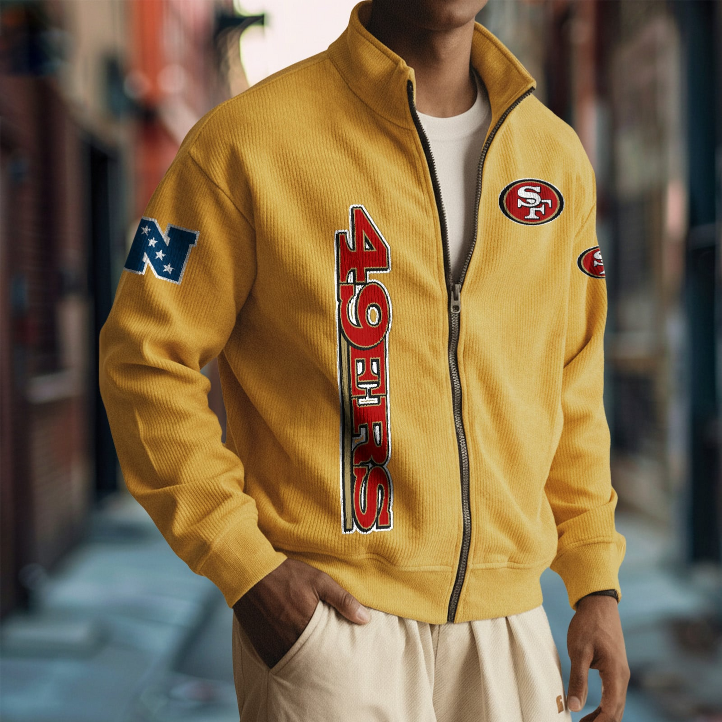 SF x NFL Corduroy Zip-Up Jacket DatND DVT