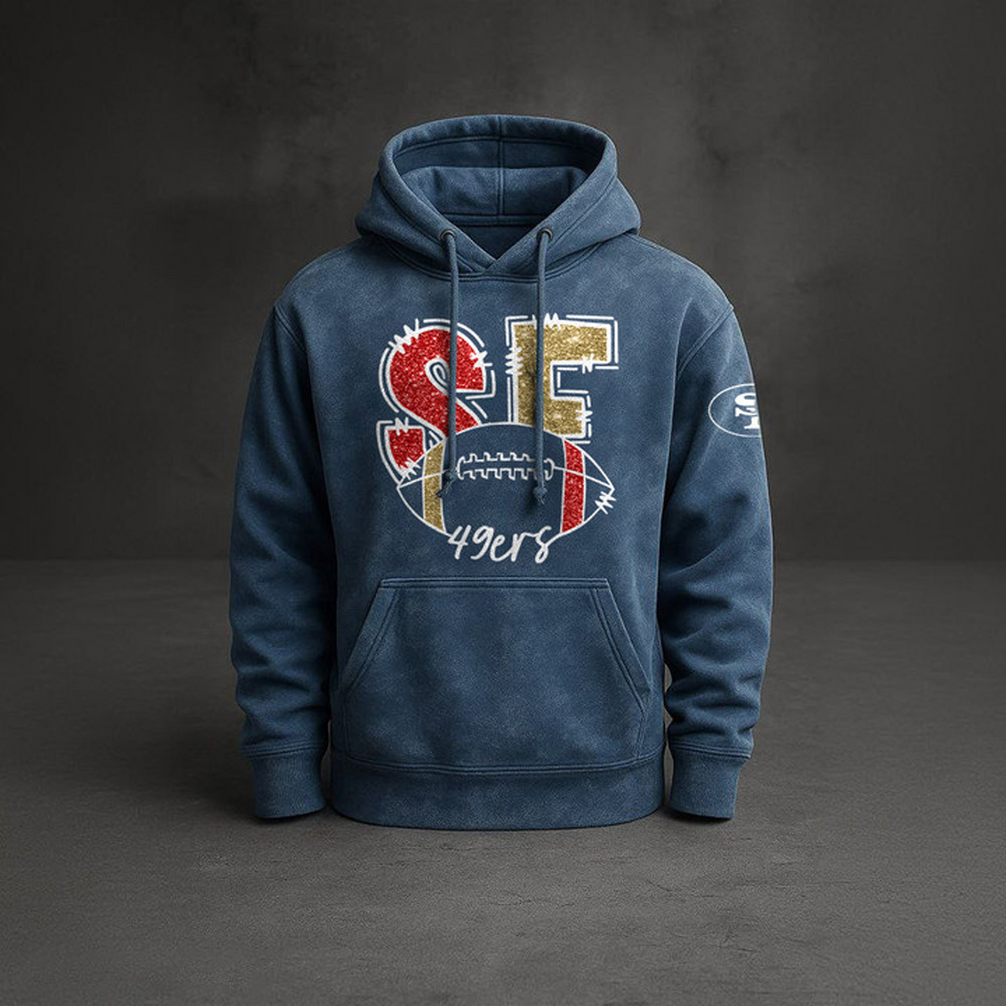 SF x NFL Embossed Hoodie DatND THUONGNH
