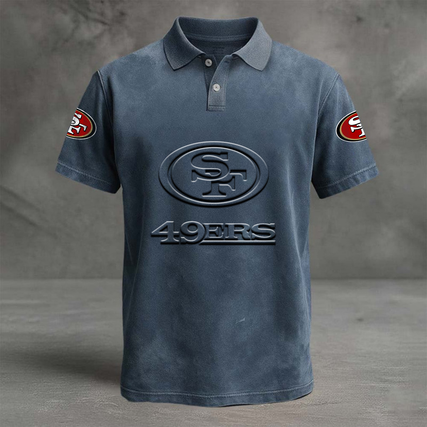 SF x NFL Embossed Polo Shirt DATND TANTD
