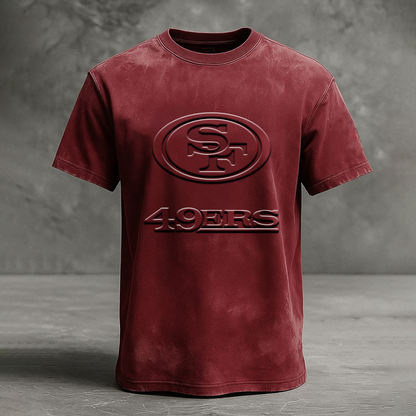 SF x NFL Embossed T-Shirt DATND TANTD