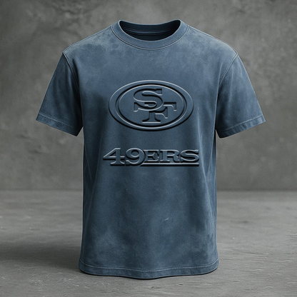 SF x NFL Embossed T-Shirt DATND TANTD