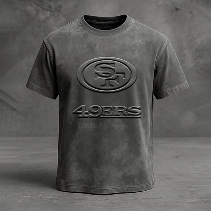 SF x NFL Embossed T-Shirt DATND TANTD