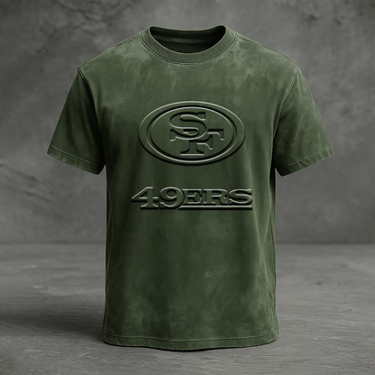 SF x NFL Embossed T-Shirt DATND TANTD