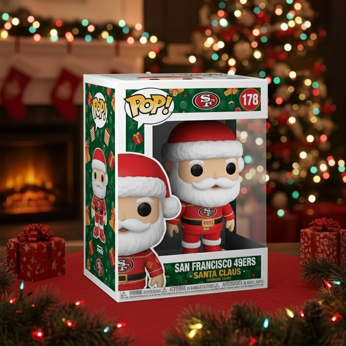 SF x NFL Figures Santa Claus DATND TANTD