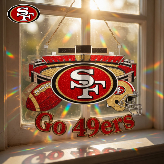 SF x NFL Game Day Suncatcher