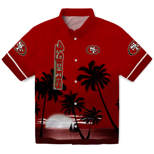 SF x NFL Hawaiian Shirt ƒ?? Beach Sunset DATND TANTD 270526