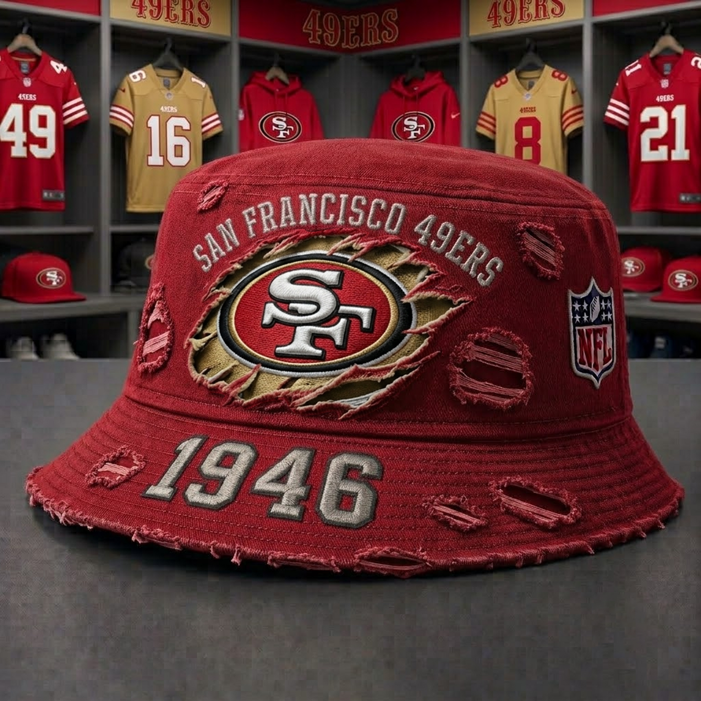 SF x NFL Premium Buket Hat 2906