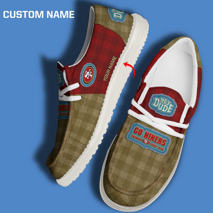 SF x NFL Premium Hey Dude Shoes DATND TANTD