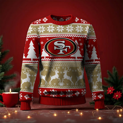 SF x NFL Premium Ugly Christmas Sweater DatND DVT