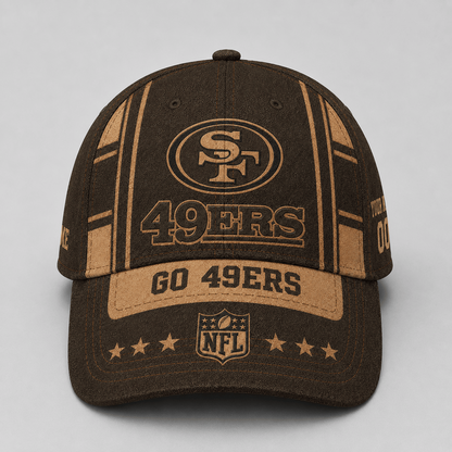 SF x NFL Premium Vintage Leather Personalized Cap for Loyal Fans