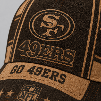 SF x NFL Premium Vintage Leather Personalized Cap for Loyal Fans